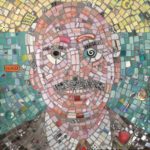 mosaic portrait of Gerald, a friend