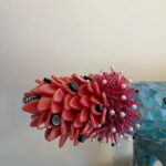 Dog sculpture detail, tail